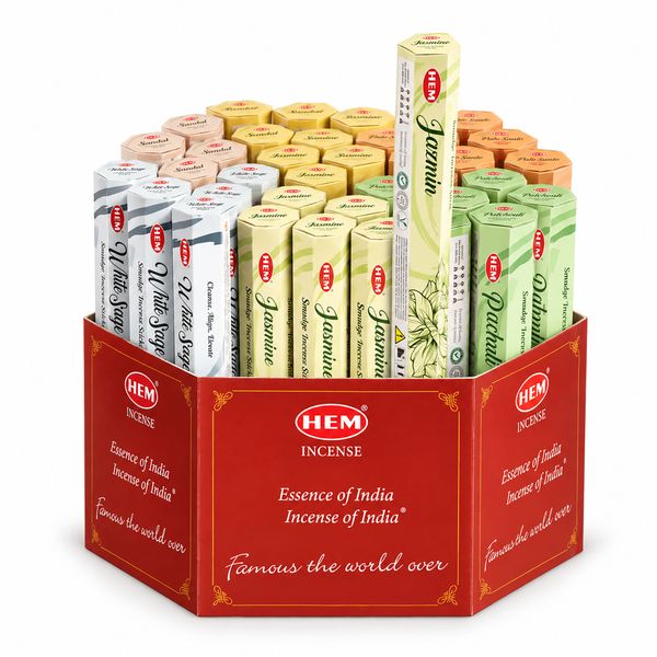 HEM Hexagonálne vonné tyčinky - štartovací balíček - Smudge kolekcia