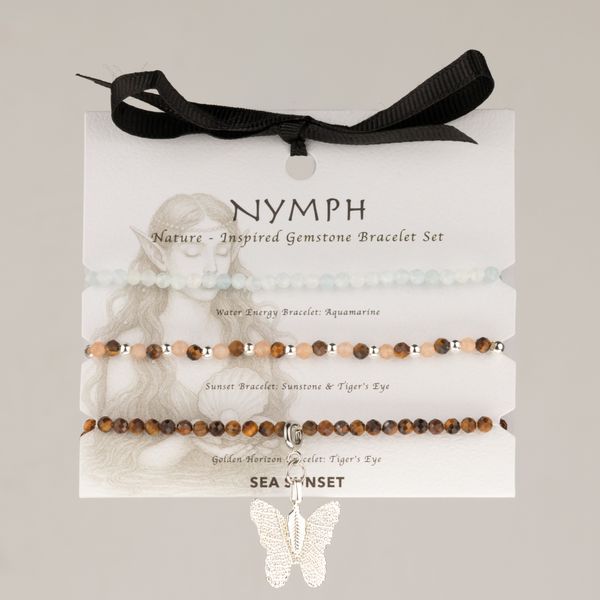Súprava náramkov z drahých kameňov Nymph Spirit – Západ slnka nad morom