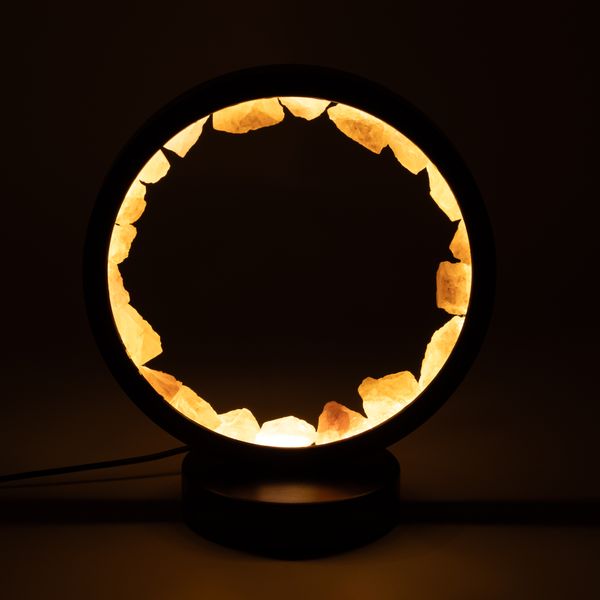 Drahokamová lampa - Zenové telo - ružový kremeň