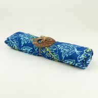 Bali sarong s blokovou tlačou - tropický