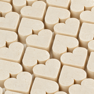 Heart Guest Soaps - kokos