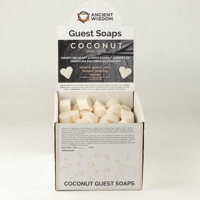 Heart Guest Soaps - kokos