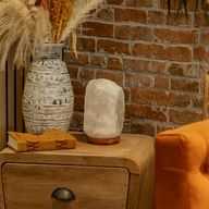 Crystal Rock Himalájská soľná lampa - a základňa približne 3-5 kg