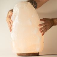 Kvalitná obrovská prírodná solná lampa - približne 24–25 kg