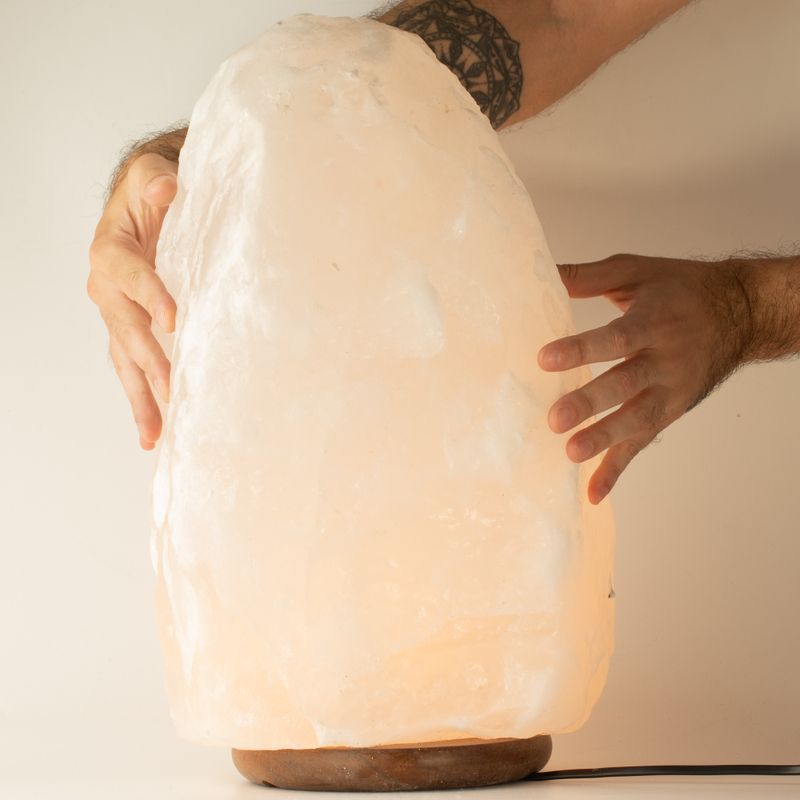 Kvalitná obrovská prírodná solná lampa - približne 24–25 kg