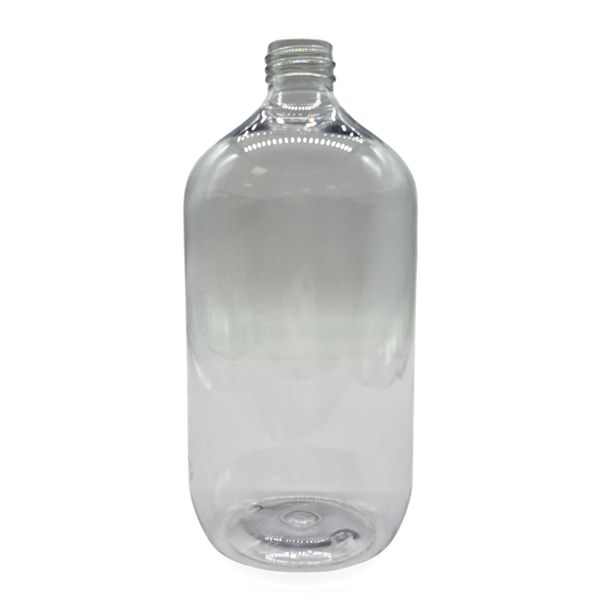 1000 ml Číra Plastová Fľaša Boston