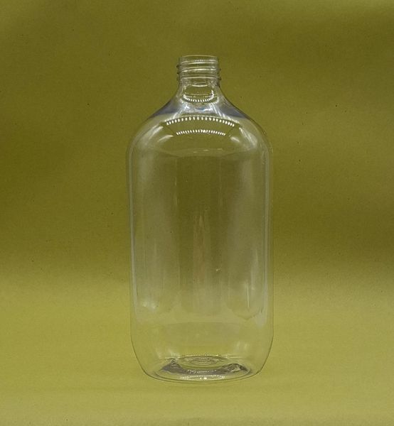 1000 ml Číra Plastová Fľaša Boston