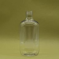 Priehľadná plastová fľaša typu Boston - 500 ml