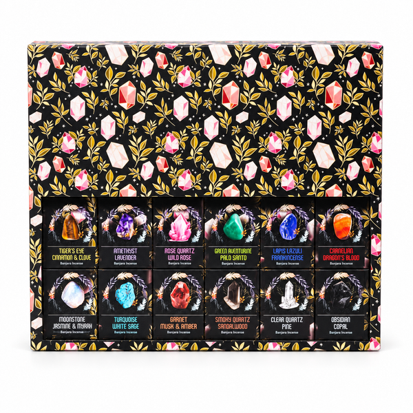 Banjara Kryštálové drahokamy - výstavný set