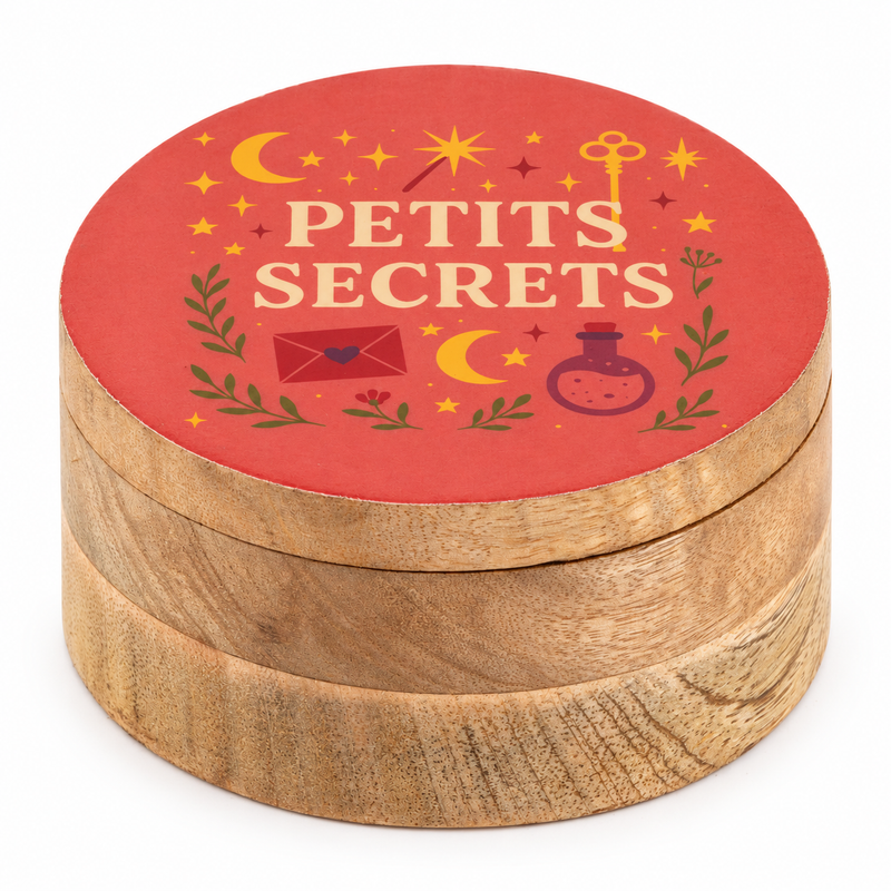 Okrúhla smaltovaná škatuľka - Petite Secrets