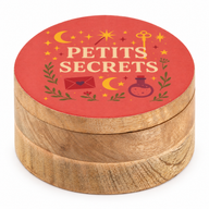 Okrúhla smaltovaná škatuľka - Petite Secrets