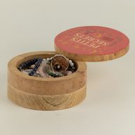 Okrúhla smaltovaná škatuľka - Petite Secrets