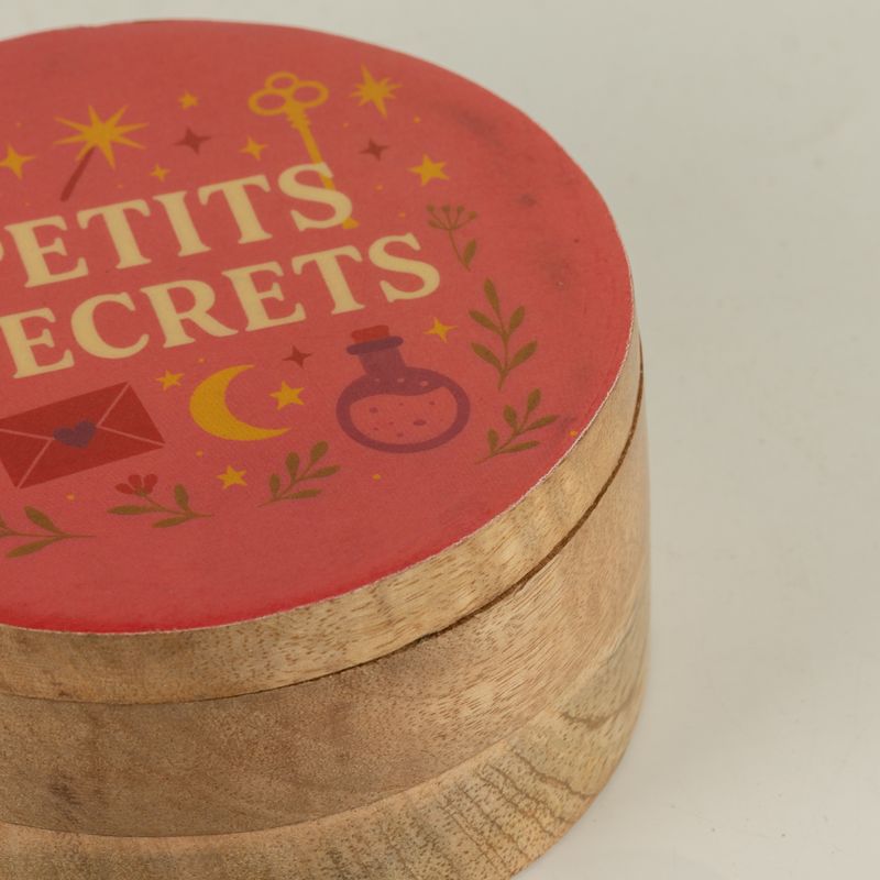 Okrúhla smaltovaná škatuľka - Petite Secrets