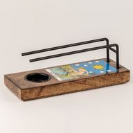 Veľký smaltovaný držiak na zväzok šalvie - Hviezda
