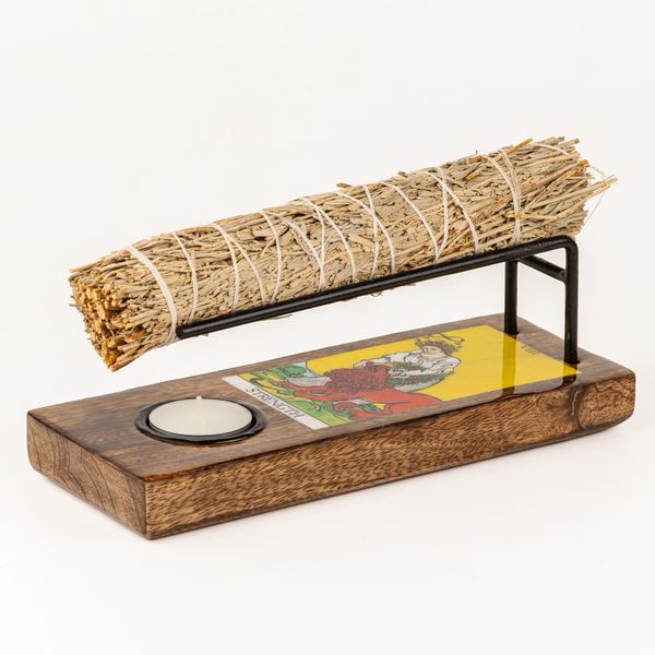 Veľký smaltovaný Stojan na Palo Santo - Sila