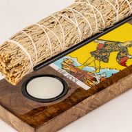 Veľký smaltovaný stojan na šalviový zväzok - Blázon