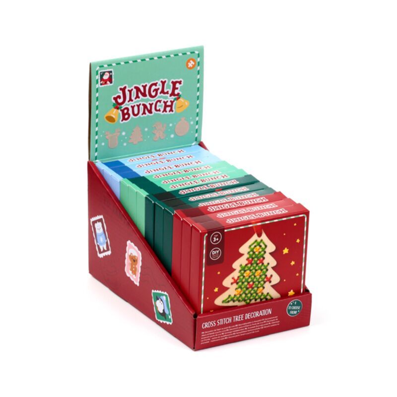 Vianočná ozdoba na vyšívanie Jingle Bunch – DIY súprava