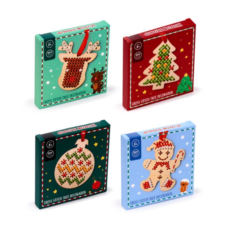 Vianočná ozdoba na vyšívanie Jingle Bunch – DIY súprava