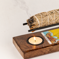 Veľký smaltovaný Stojan na Palo Santo – štartovací balík (4 × 6 dizajnov)