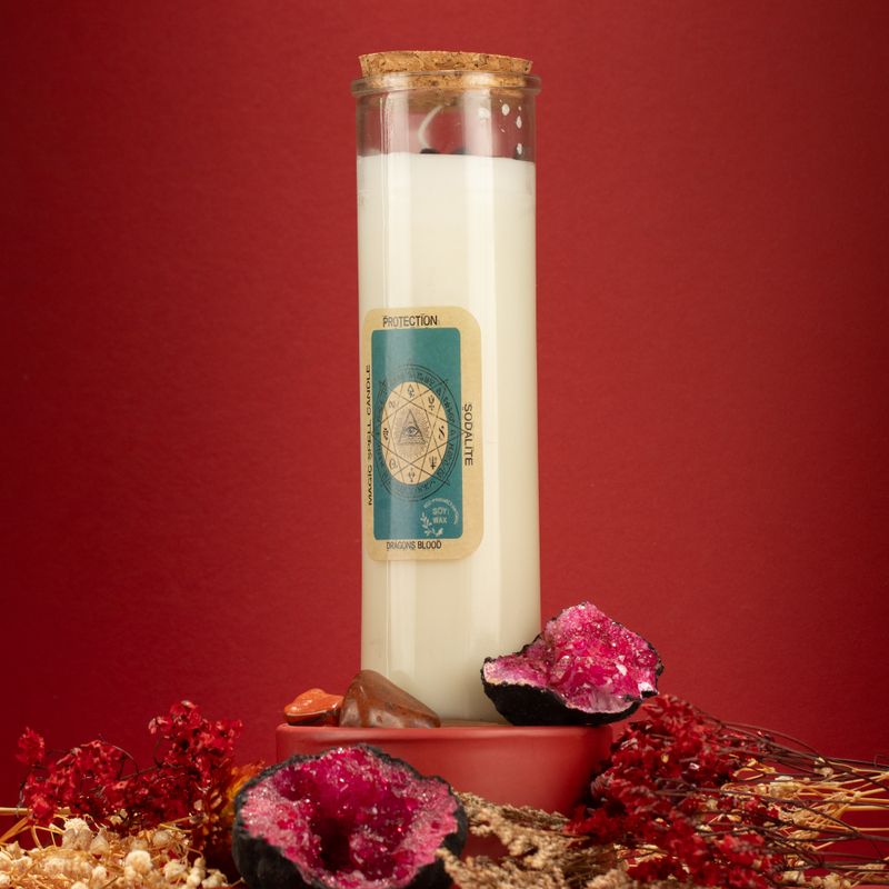 Magická sviečka na rituály – Ochrana