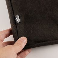 Veľké puzdro na notebook so vzhľadom Stonewash – drevené uhlie