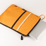 Veľké plátenné puzdro na notebook – oranžové