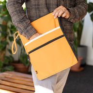 Veľké plátenné puzdro na notebook – oranžové