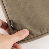 Plátené puzdro na notebook na cesty - olivové