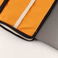 Plátenné cestovné puzdro na notebook – oranžové