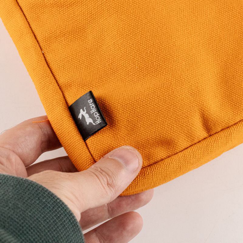 Plátenné cestovné puzdro na notebook – oranžové