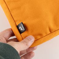 Plátenné cestovné puzdro na notebook – oranžové