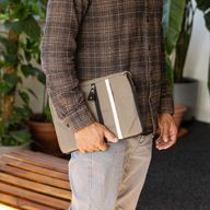 Plátenné puzdro na tablet – olivové