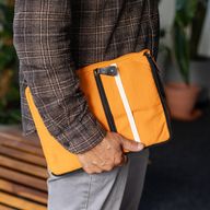 Plátenné puzdro na tablet – oranžové