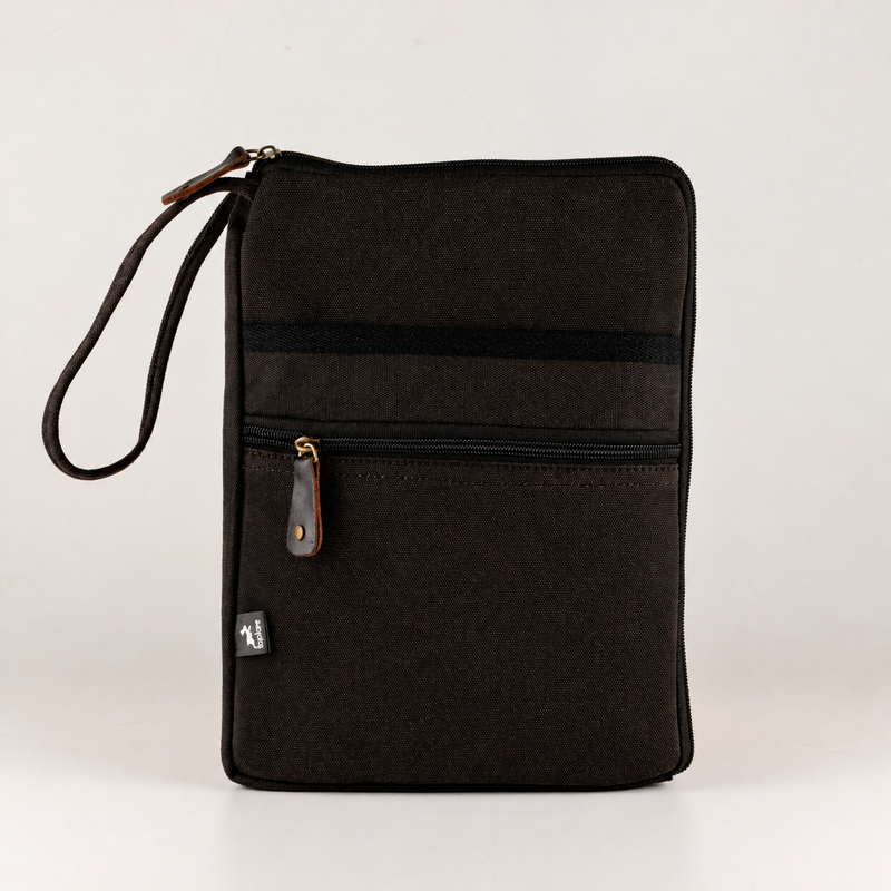 Puzdro na tablet Stonewash – drevené uhlie