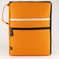 Veľké plátenné puzdro na notebook – oranžové