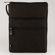 Veľké puzdro na notebook so vzhľadom Stonewash – drevené uhlie