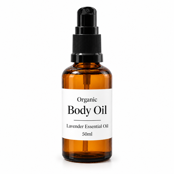 Organický Telový Olej 50ml - Levanduľa - Bez Etikety