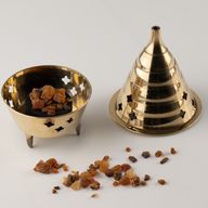 Mosadzný stojan na vonné tyčinky