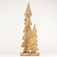 Stratení v lese – Veľká – Dvojité smaltované stromy – (45x15x2,5 cm)