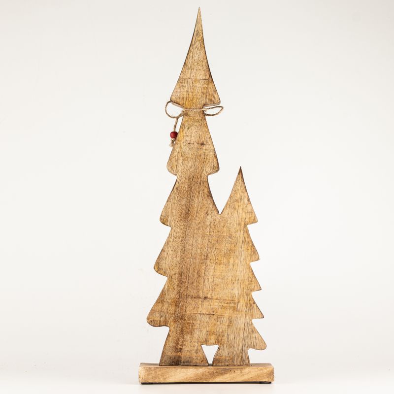 Stratení v lese – Veľká – Dvojité smaltované stromy – (45x15x2,5 cm)