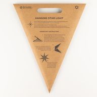 Hviezdna lampa - Upokojujúca krémová - Sedemcípa - 60 cm