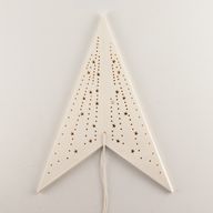 Hviezdna lampa - Klasická biela - Sedemcípa - 60 cm