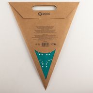 Hviezdna lampa - Zelený festival - Päťcípa - 60 cm