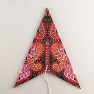 Hviezdna lampa - Fire Festival päťcípa - 60 cm