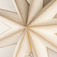 Hviezdna lampa - Super Nova šampanské trblietky, deväťcípa - 90 cm