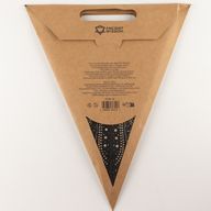 Hviezdna lampa - Čierna Polárna žiara sedemcípa - 60cm