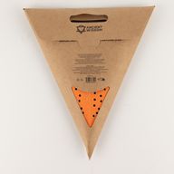 Hviezdna lampa - oranžové svetlá, deväťcípa - 45 cm