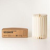 Škandinávske skladané papierové nástenné svietidlo