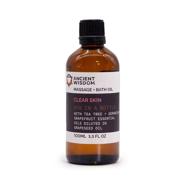 Kúpeľový a Masážny Olej Čistá Pokožka - 100ml