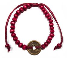Náramky Feng-Shui pre Šťastie - Červené
